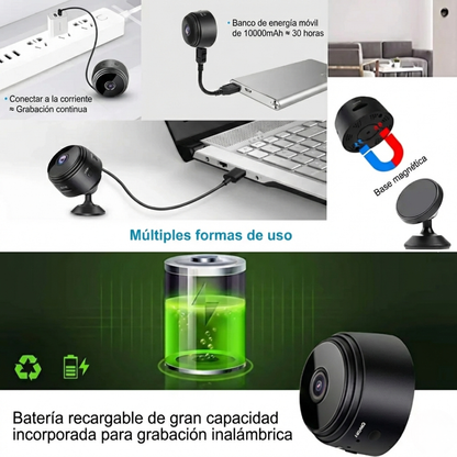 Mini Cámara WiFi 1080P