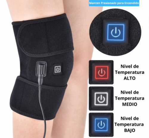 Rodillera Térmica de Calentamiento Rápido