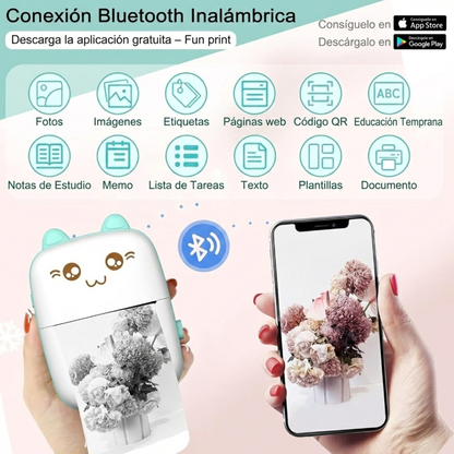Mini Impresora Térmica Bluetooth