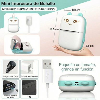 Mini Impresora Térmica Bluetooth